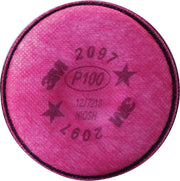 P100 Particulate Filter For by 3M – 4.3 Inch, Activated Carbon, Factory, Model 2097