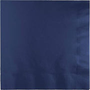 Creative Converting Touch of Color 6.5" x 6.5" Navy Lunch Napkin