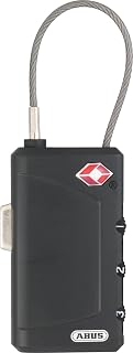 ABUS 148TSA/30 TSA Cable Combination Lock for Hard Cases, Luggage | Resettable, 1.3inch (30mm), Black