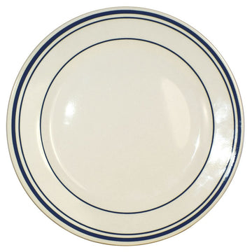 Catania Warm White Stoneware Dinner Plate - 9 3/4" Dia by INTERNATIONAL TABLEWARE – Large, Stoneware, Warm White, Pack of 24, Model CT-9