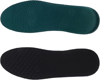Men’s Breathable Sport Shoe Insoles, Soft Lambskin Work Boot Inserts with Sweat Absorbing and Cut-to-fit Design, Size 38-44, Replacement Shoe Inserts for Daily Training and Running