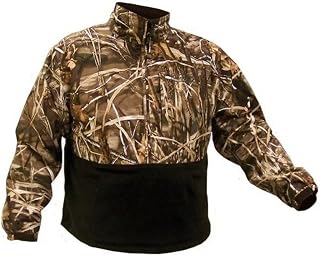 Coleman Mens Waterfowl Fleece Lined Pullover Pullover Sweater Mossy Oak Duck Blind