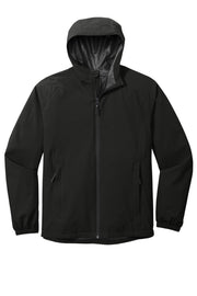 Essential Rain Jacket by Port Authority – Large, Polyester Blend, Deep Black, Model J407