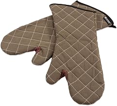 Bestguard Oven Mitt, 17", WebGuard Plus Fabric, Tan, Pair