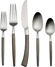 Oneida B1010020Al20 Adjacent Midnight 20 Piece Everyday Flatware Set, Service For 4
