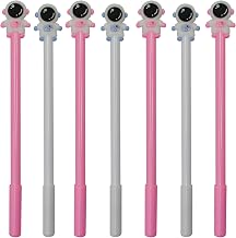Maydahui 12 PCS Spaceman Gel Pens Cute Cartoon Astronaut Couples Pen | Commemorative Space Collection Black Ink for Men Boys Students Taikonaut