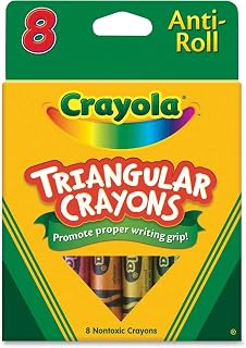 Crayola 8ct Triangular Crayons, 48 Pack