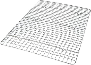 Half Sheet Bakeable Cooling Rack by USA Pan – Half Sheet Cooling Rack, Steel, Nonstick Aluminized Steel, Model 1602CR-6
