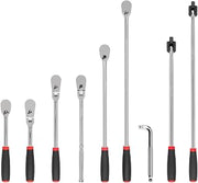 TEKTON 1/2 Inch Drive Ratchet, Set, 9-Piece | SDR99204
