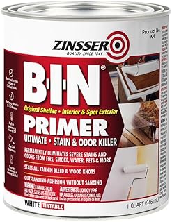 Zinsser 18-Pack of 1 qt 00904 B-I-N White Shellac-Base Interior/Exterior Primer