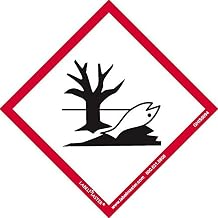 Labelmaster GHIS0094 GHS Label, Environment, PVC-Free Film, 101 mm x 101 mm (Pack of 50)