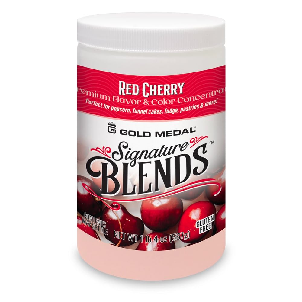 Red Cherry Candy Glaze Signature Blends Flavoring Mix by Gold Medal – large
