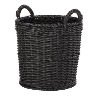 Black Display Basket - 14" Dia x 18" H by HUBERT – Plastic, Black, Model VR-5027-2 BLACK