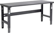 Global Industrial Adjustable Height Workbench C-Channel Leg, 72" W x 36" D