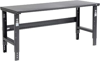 Global Industrial Adjustable Height Workbench C-Channel Leg, 72" W x 36" D