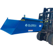 Forklift Mount Front End Loader by Global Industrial – Alloy Steel, Blue, Model 989064