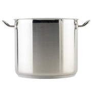 Winco 20 Quarts / Pot With Cover / Silver Stockpots