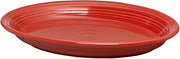Homer Laughlin 458326 Scarlet 13.58 Oval Platter - 12 / CS