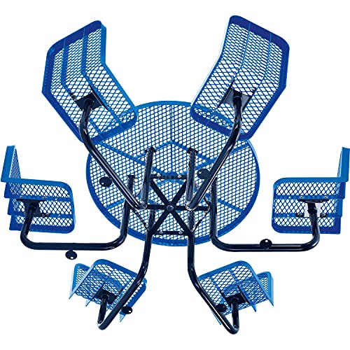 Global Industrial Blue / 98 inches x 98 inches x 32 inches / Industrial Picnic Tables