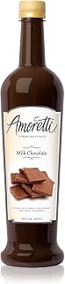 Amoretti Premium Syrup, Milk Chocolate, 25.4 Ounce (Pack of 12)