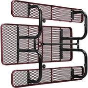 Global Industrial Red / 72 x 30 x 29.5 inches / Industrial Picnic Tables