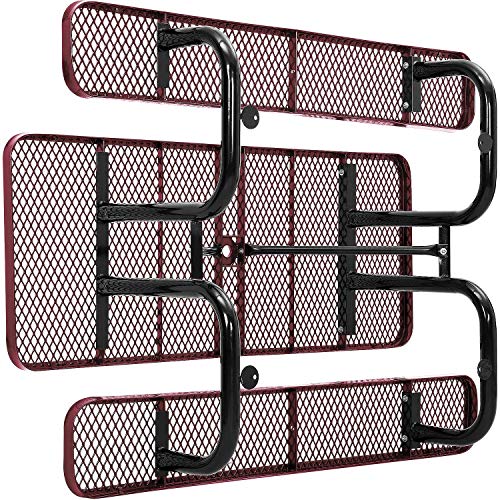 Global Industrial Red / 72 x 30 x 29.5 inches / Industrial Picnic Tables