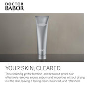 DOCTOR Daily Blemish Control Cleansing Gel with Salicylic Acid for Oily Skin by BABOR – 5.07 Fl Oz (Pack of 1), Clear, Model 4015165368847