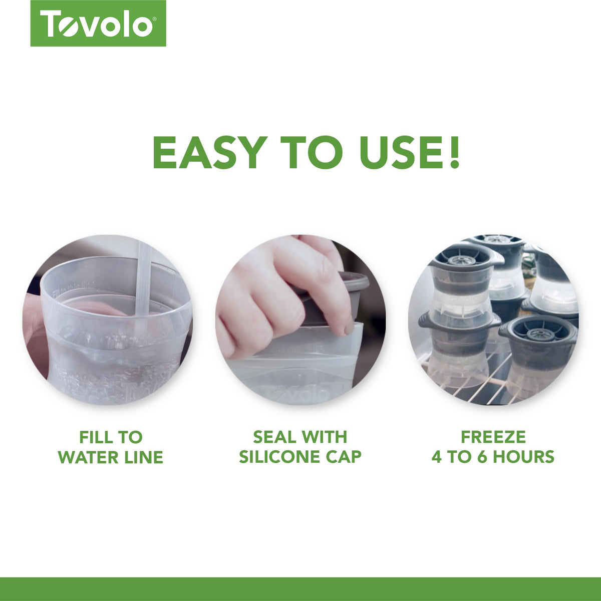Sports Ice Mold Bundle Set of 4 Golf Ball Football Baseball Shapes Large Craft Ice Cubes for Whiskey Cocktails with Silicone Lids by Tovolo – Set of 4, Model 22042-999