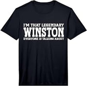 Winston Surname Funny Team Family Last Name Winston Performance T-Shirt