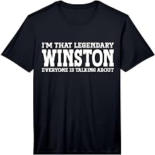 Winston Surname Funny Team Family Last Name Winston Performance T-Shirt
