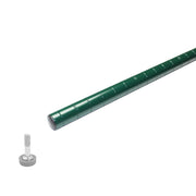 Epoxy coating 63" post with leveling foot by Thunder Group – 4, EPOXY COATED IRON WIRE, Green, Model CMEC063