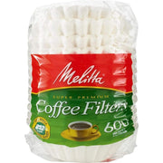 Coffee Filters by Melitta – 8-12 Cups, Paper, White, Pack of 600, Model MR4PZFG