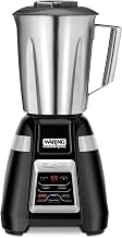 Waring Commercial BB340 Blade 1 HP Blender, 2-Speed Key Pad with Pulse and 99 Second Countdown Timer , 48 oz Stainless Steel Container, 120V, 5-15 Phase Plug | 1.5 Horsepower Motor, Electronic Touchpad Control and Timer, 48 oz Stainless Steel Jar, for Bars & Restaurants, NSF Certified