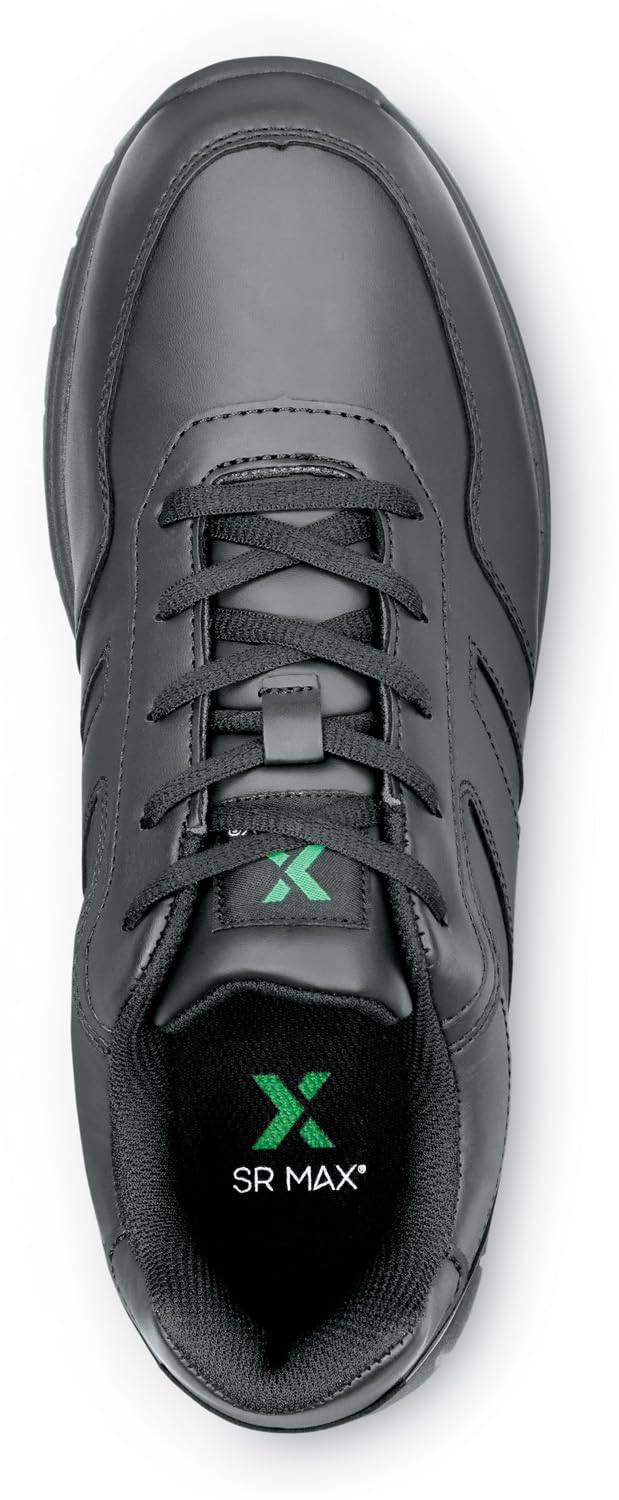 Mens Black MaxTrax Soft Toe SRO Athletic 12.0 EW by SR Max – 12 X-Wide, Rubber, Black, Model Lexington