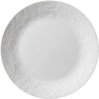 Corelle Embossed Bella Faenza 10.25" Dinner Plate (Set of 4)