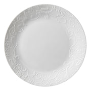 Embossed Bella Faenza 10.25" Dinner Plate (Set of 4) by Corelle – Large, Glass, White