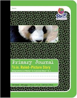 Pacon 5/8" Ruled Primary Journal Composition Book, Case of 12