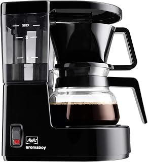 1015 Aromaboy Filter Coffee Machine, 2 Cups, Glass Pot, Automatic Switch-Off black by Melitta