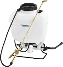 Global Industrial 4 Gallon Commercial Duty Manual Backpack Pump Sprayer W/Brass Wand & Nozzle