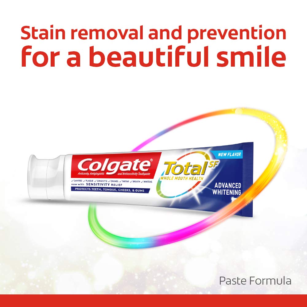 Total Whitening Toothpaste by Colgate – 0.39 Fl Oz (Pack of 1), Model I00109801