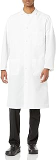 Red Kap Men's RK Gripper Front Spun Polyester Butcher Coat