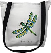 Betsydrake TY087S 13 x 13 in. Dicks Dragonfly Tote Bag - Small Black