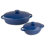 10 Strawberry Street Red / 13" & 10.5" / Oval Bake & Serve Sets