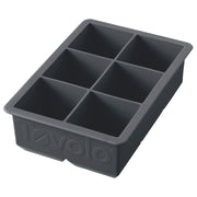 Ice Cube Tray King Charcoal by Tovolo – 1 Count, Silicone, Charcoal, Model 81-10239