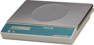 Taylor Precision TE22OS Portion Control Scale, Digital, 22 lb. x 0.1 oz./10 kg x 1 g Capacity, 11-1/4" x 7-1/4" Removable Oversized Stainless Steel Platform, 0.9" LCD Display, Tare & Hold Functions