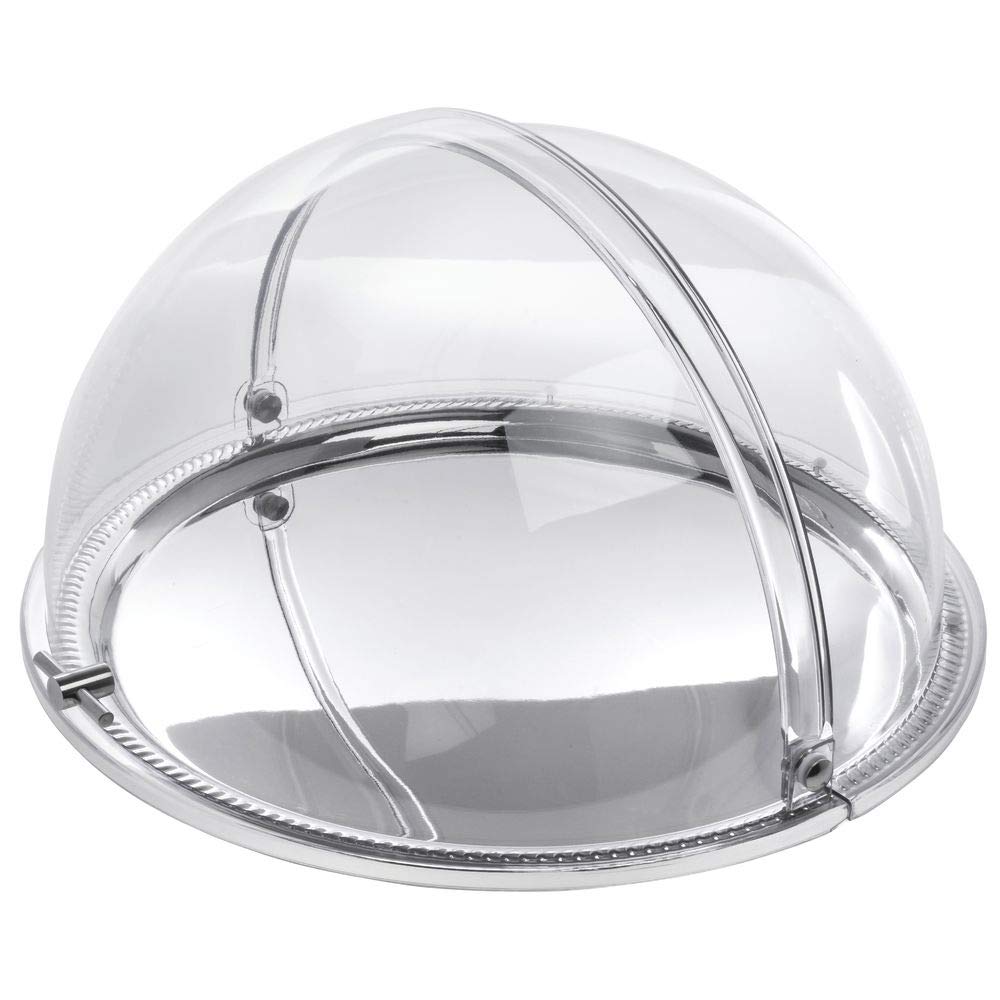 Round Chafer Cover Polycarbonate Rolltop - 18 3/4 Dia x 9 1/2 H by HUBERT – Large, Polycarbonate, Clear, Model PC-002