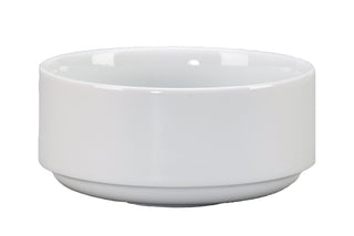 Alpine Stacking Bouillon Cup by Vertex China – 10.0 ounces, Porcelain, Bright White, Pack of 36, Model AL-4S