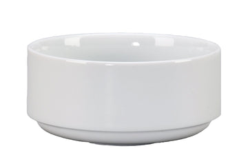 Alpine Stacking Bouillon Cup by Vertex China – 10.0 ounces, Porcelain, Bright White, Pack of 36, Model AL-4S