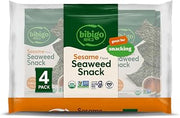bibigo Organic Korean BBQ Flavored Seaweed Snacks, 24 Individual Packets, 0.16 Ounce (Pack of 24)