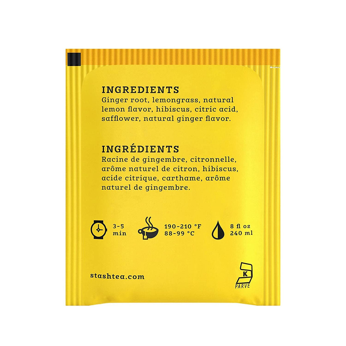 Lemon Ginger Herbal tea 30 count by Stash – 30 Count (Pack of 1)